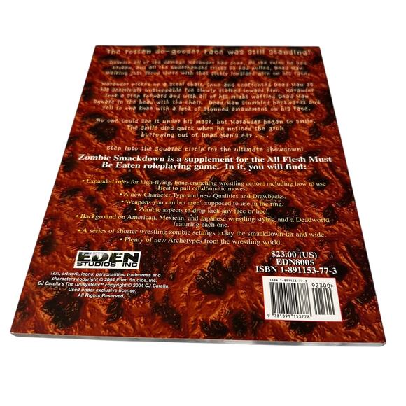 Zombie Smack Down! All Flesh Must Be Eaten - Eden Studios Zombie RPG EDN8005 - Picture 2 of 2